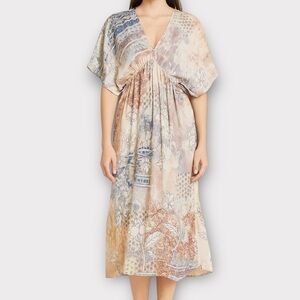 Love Kyla Women’s Dress Boho Chic Bohemian Midi Maxi Lightweight Polysilk Beachy